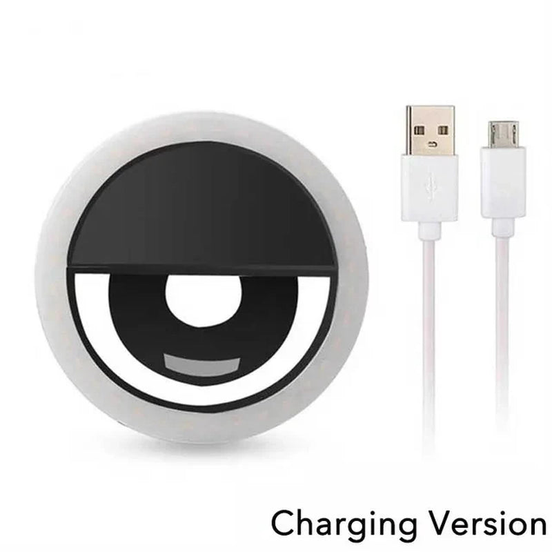 Rechargeable Clip-On Phone Selfie Ring Light