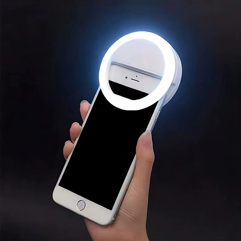 Rechargeable LED Selfie Ring Light for Phones
