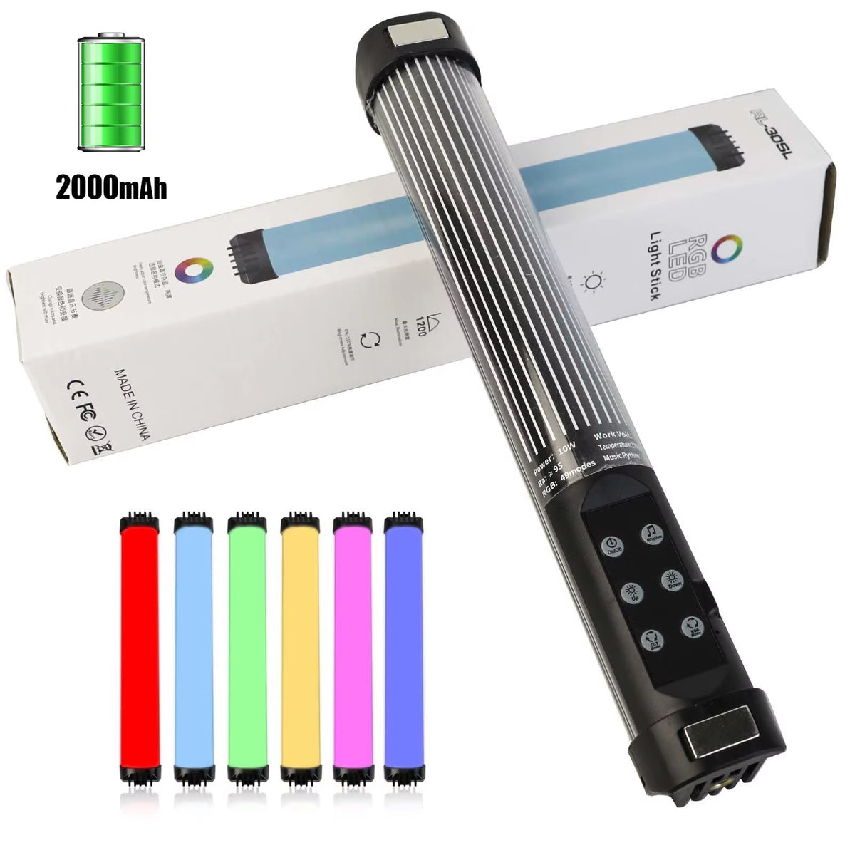 30cm RGB Magnetic Light Stick
