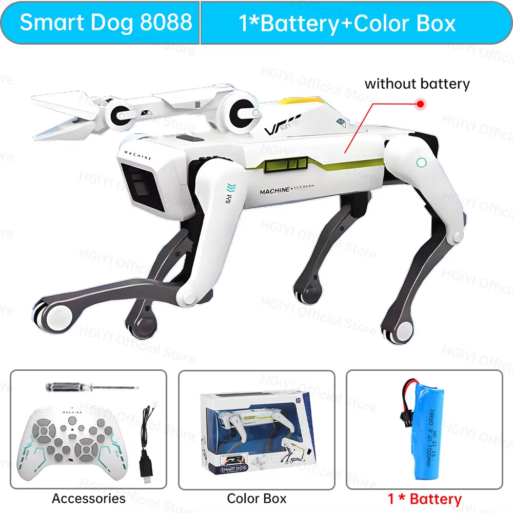 Smart RC Robot Dog with Voice & Touch Response