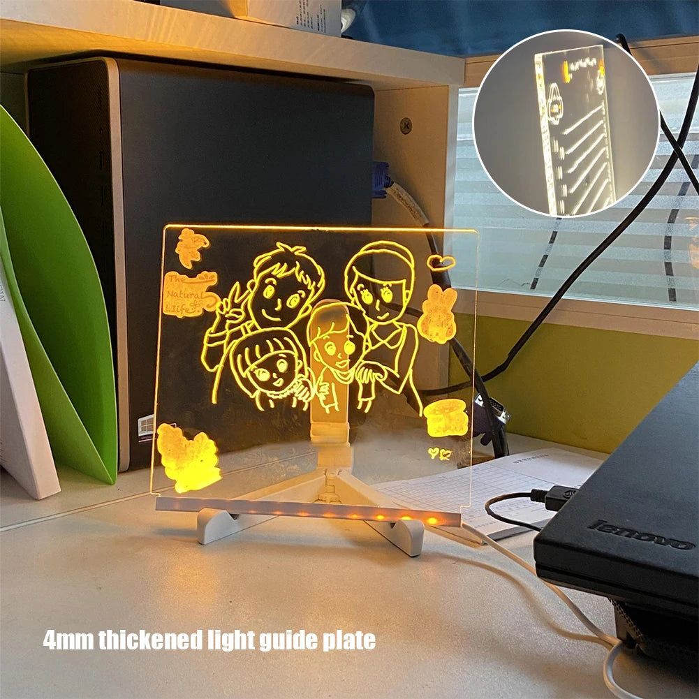 Light-Up Acrylic LED Message Board