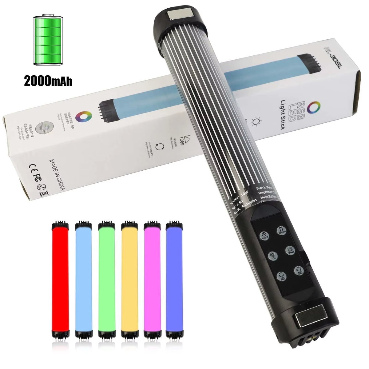 30cm RGB Magnetic Light Stick