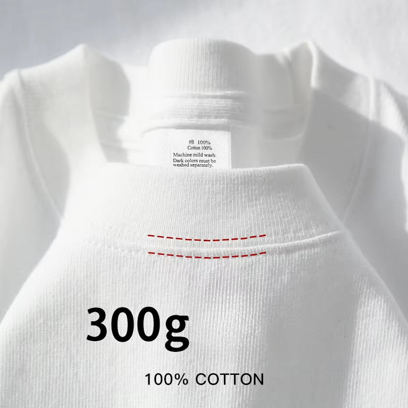Heavyweight Cotton Oversized Tee (White)