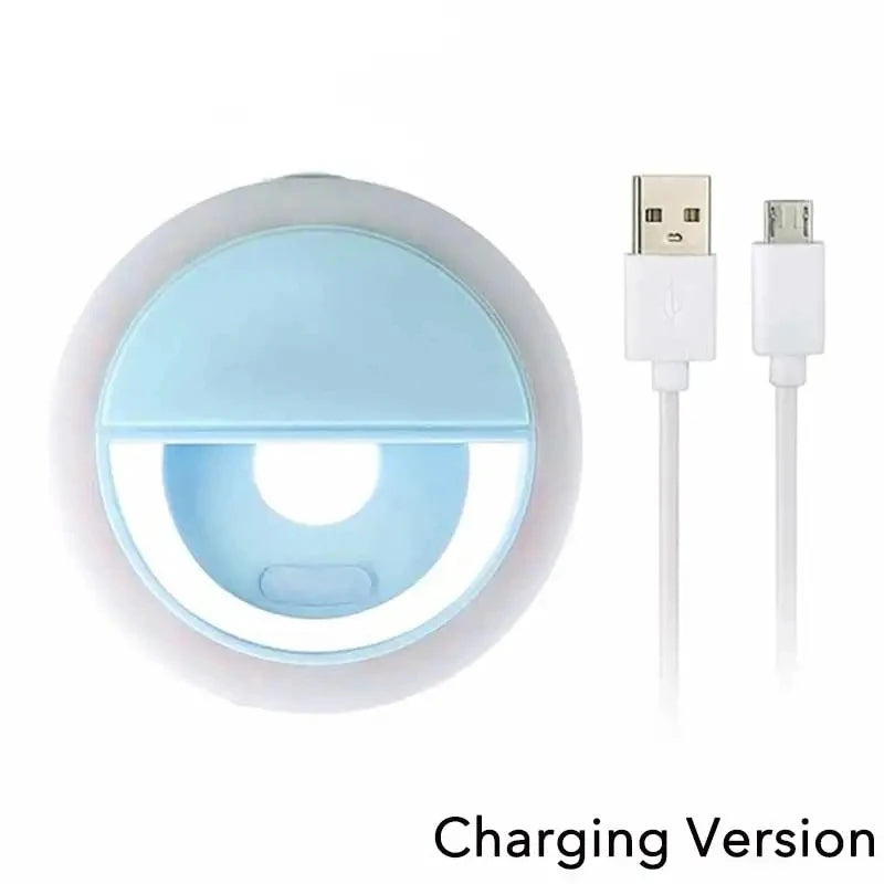 Rechargeable Clip-On Phone Selfie Ring Light