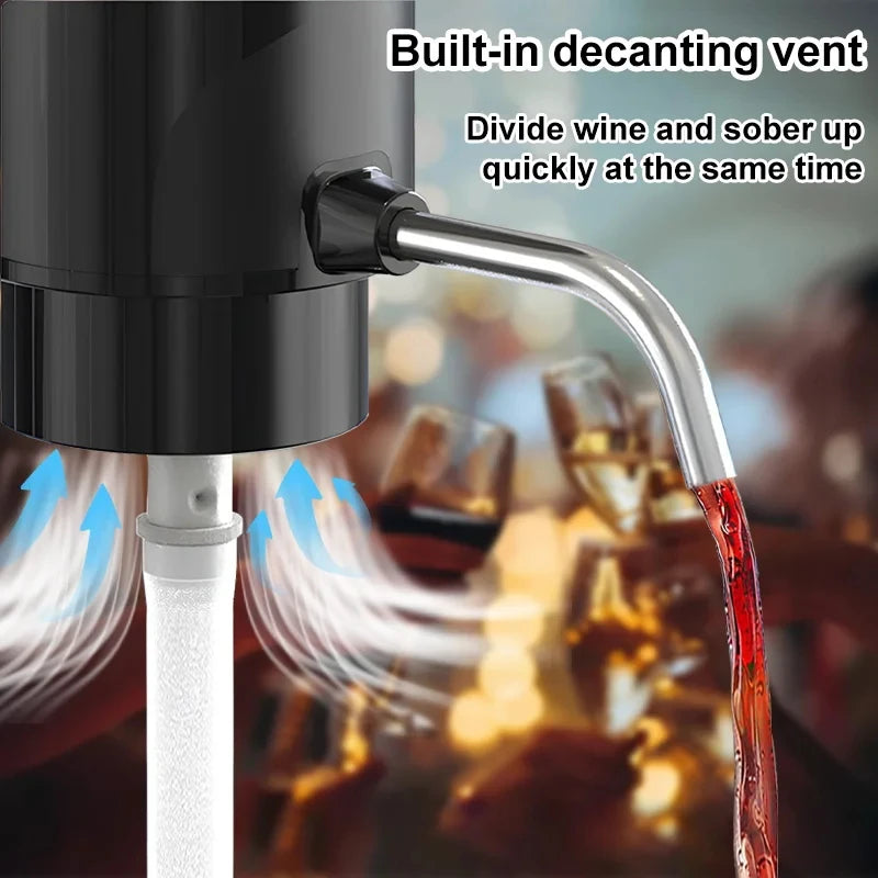 Electric Wine Aerator & One-Touch Dispenser