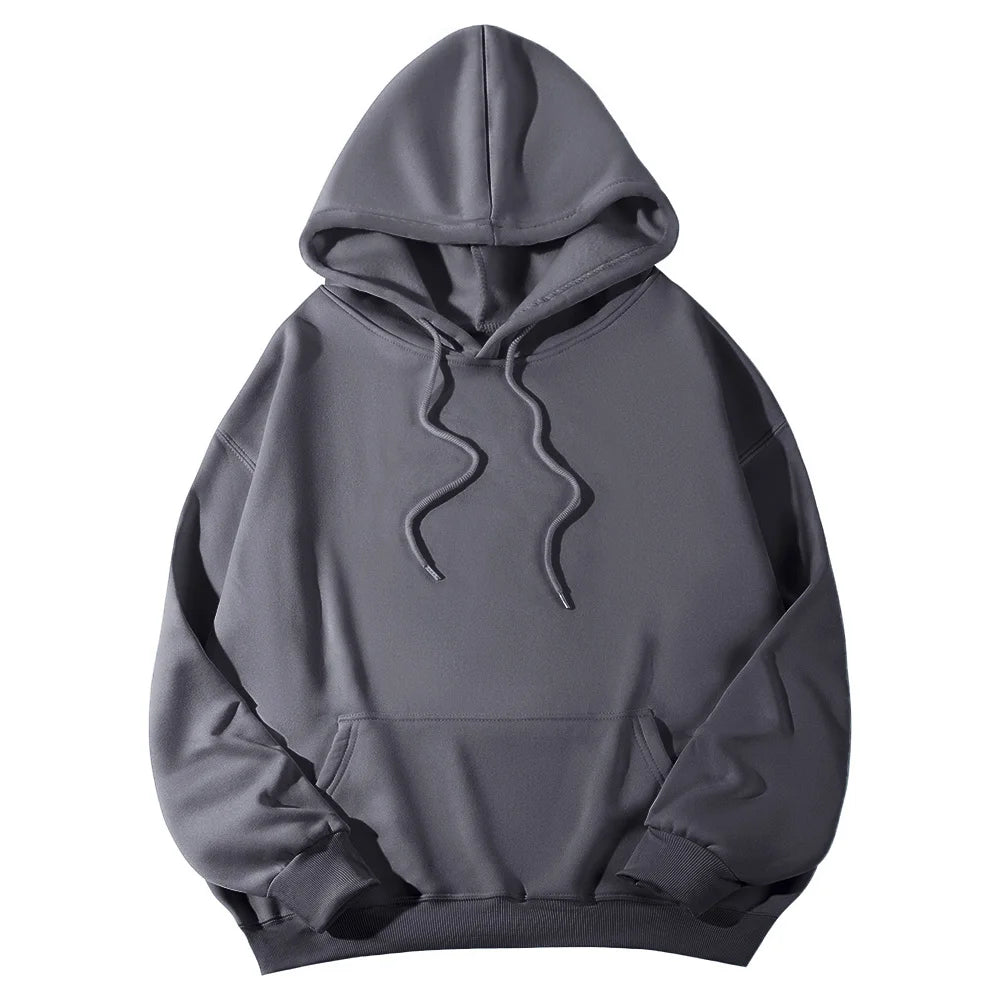 Heavyweight Oversized Pullover Hoodie (Grey)