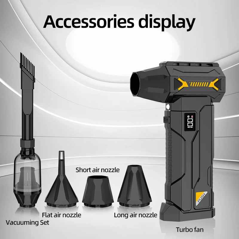 Cordless Turbo Jet Blower (Dust, Leaves, Snow, PC)
