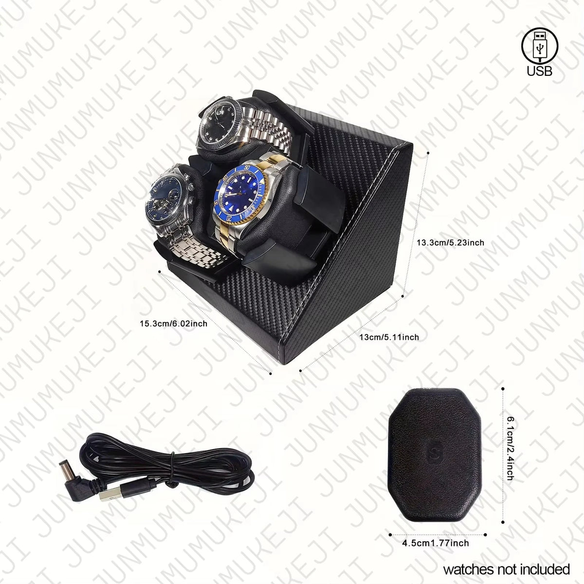 Automatic Watch Winder for 3 Watches