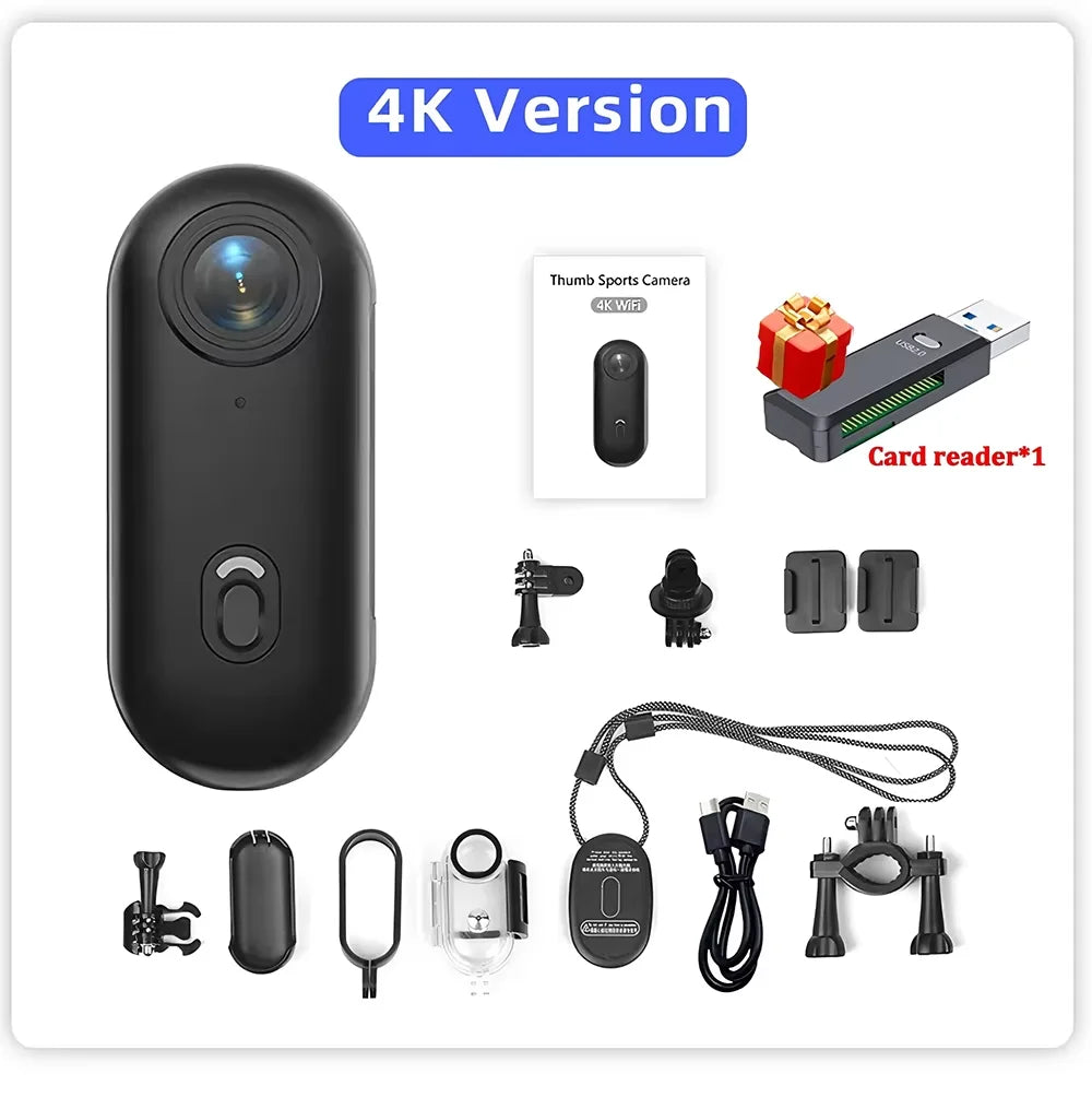 Magnetic Mini POV Camera (Wearable, Wi-Fi App)