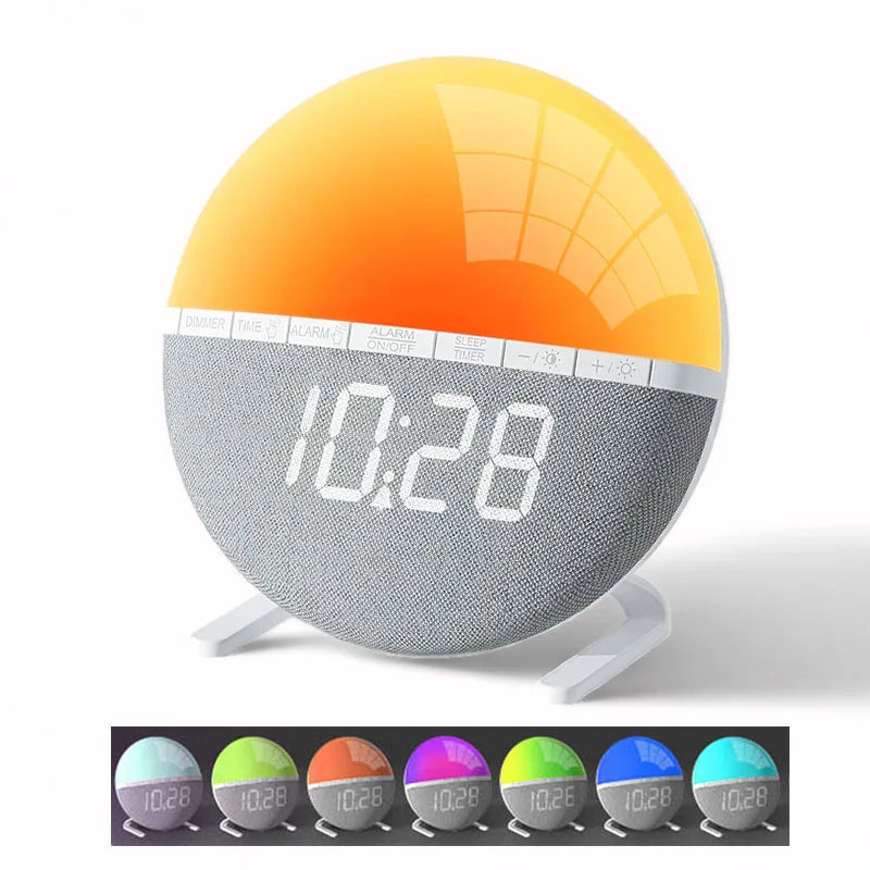 Sunrise Wake-Up Light Alarm Clock (RGB)