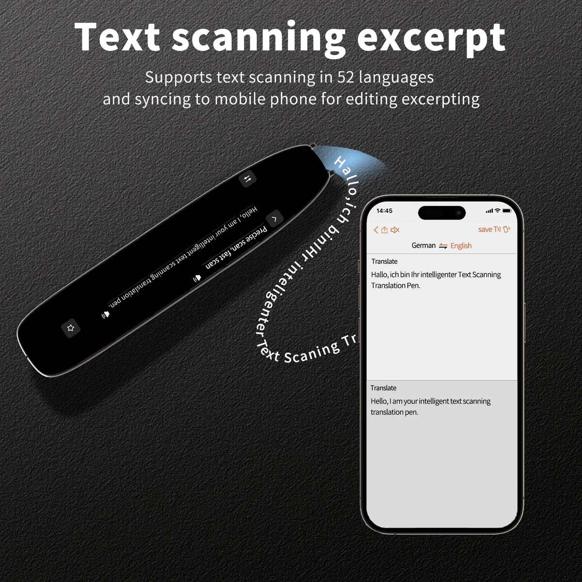 Scan & Translate Reading Pen