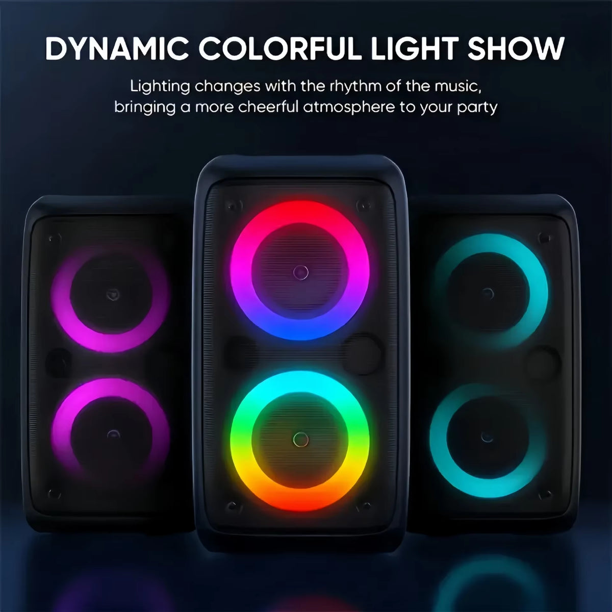 Portable Bluetooth Karaoke Speaker with Microphone