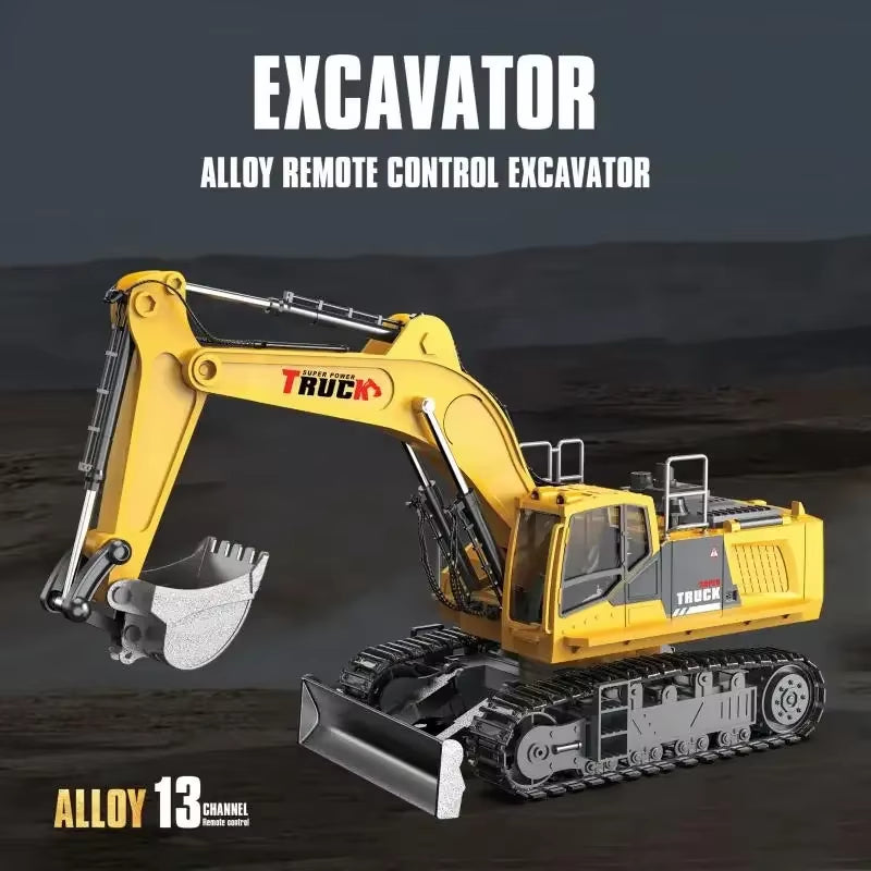 1:18 Alloy RC Excavator (17-Channel)