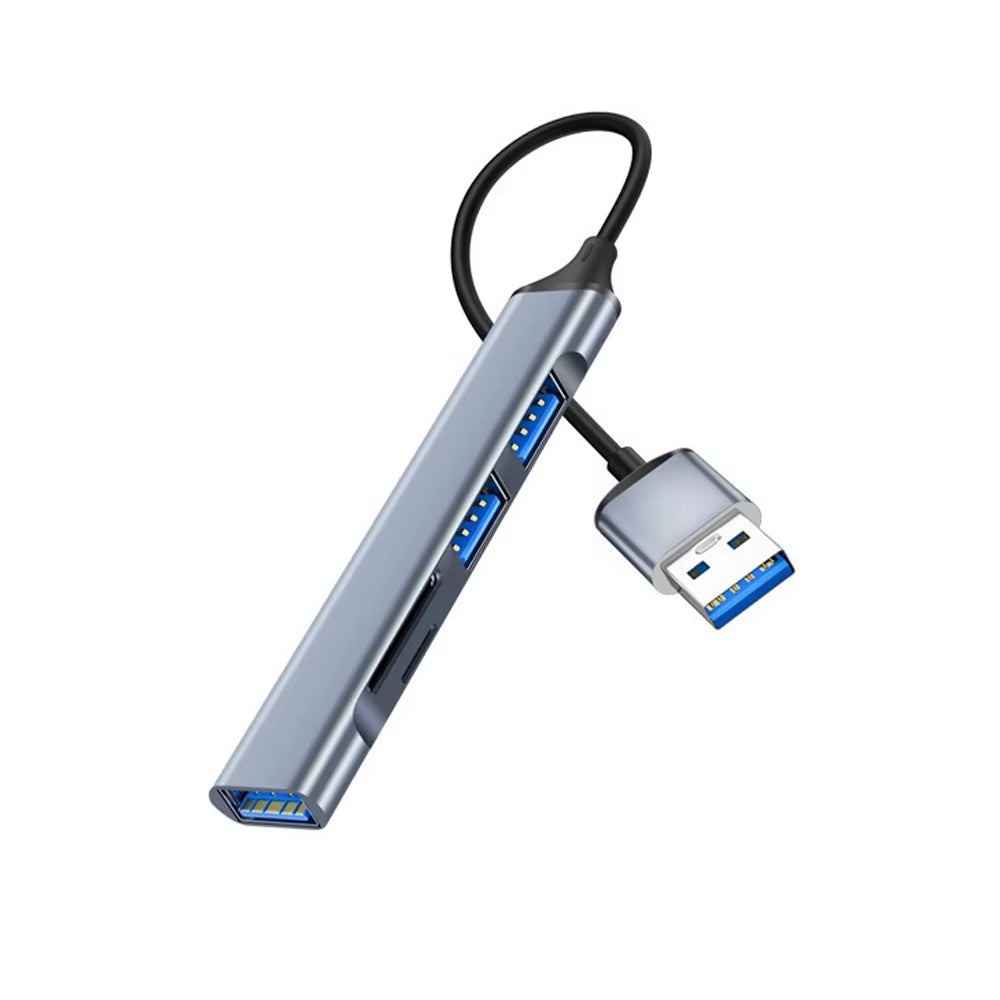 Aluminum USB-C Hub with SD/TF Card Reader