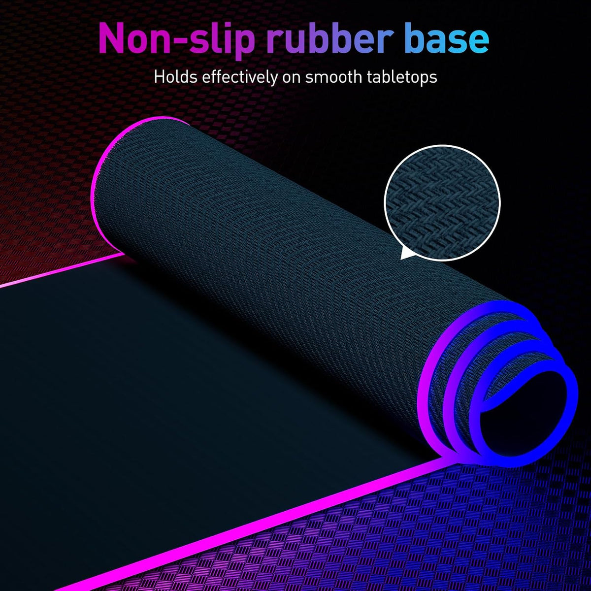 Large RGB LED Mouse Pad