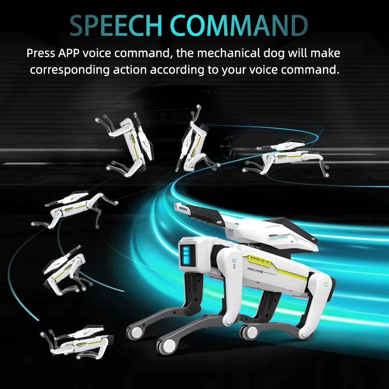 Smart RC Robot Dog with Voice & Touch Response