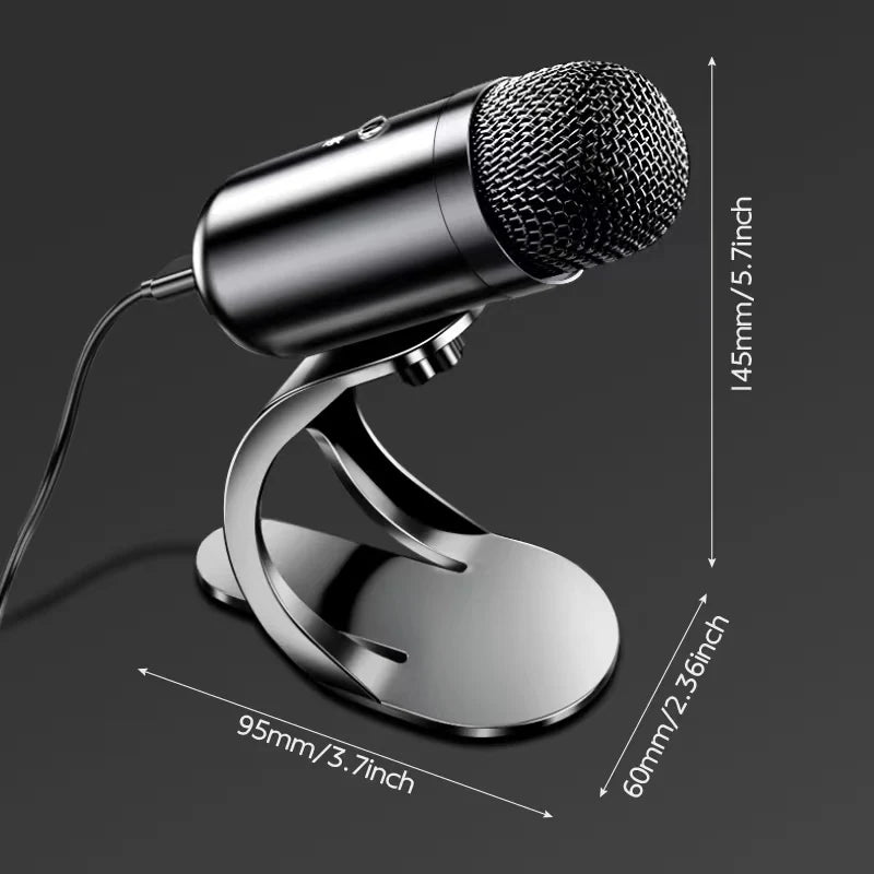 RGB USB Condenser Desktop Microphone for Streaming & Calls