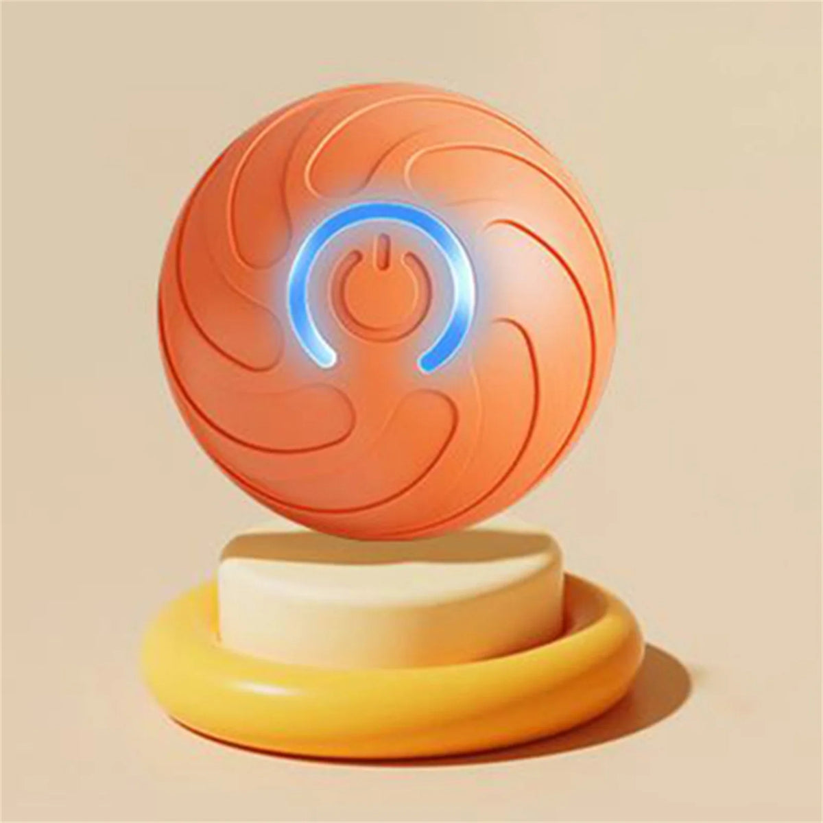 Automatic Rolling Ball Dog Toy - Interactive, LED, Rechargeable