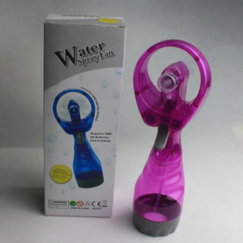 Mini Handheld Water Spray Cooling Fan