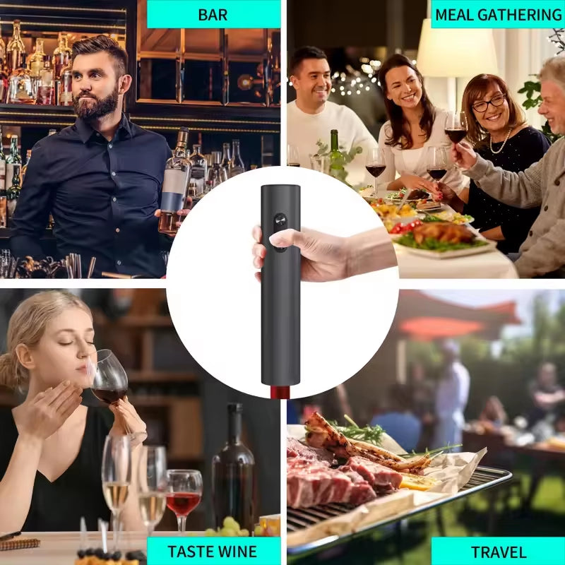 Electric Wine Opener Gift Set
