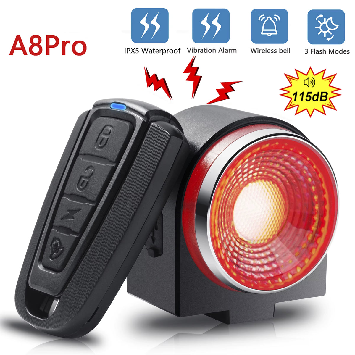 Smart Brake-Sensing Bike Tail Light