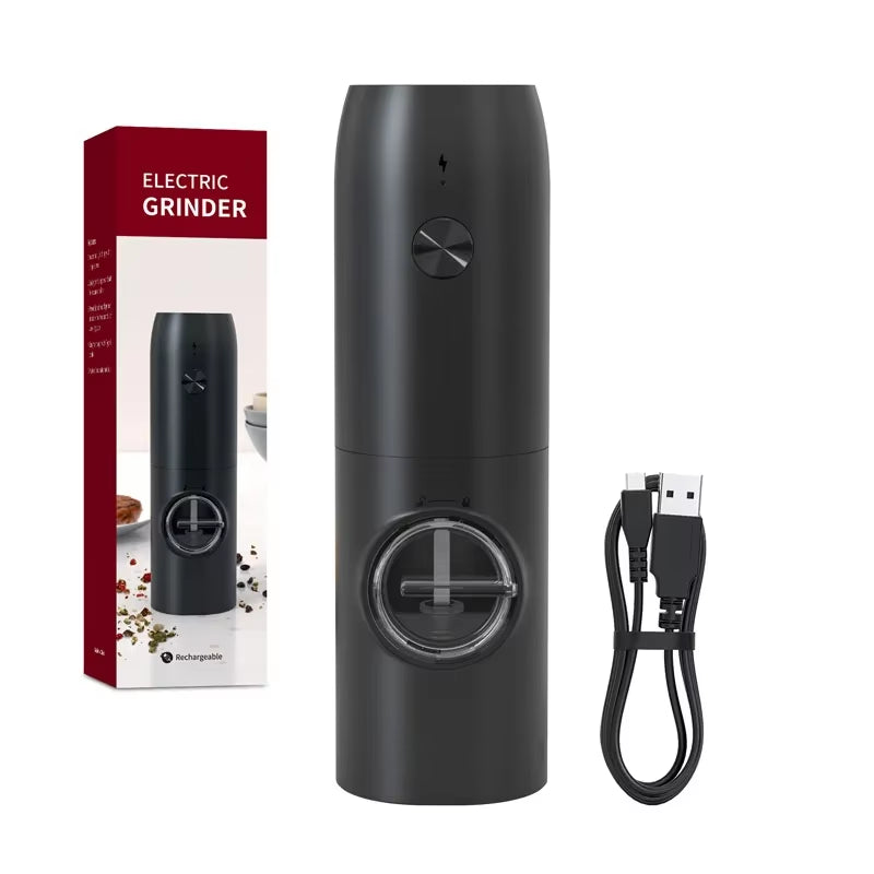 Gravity Electric Salt & Pepper Grinder Set with LED Light