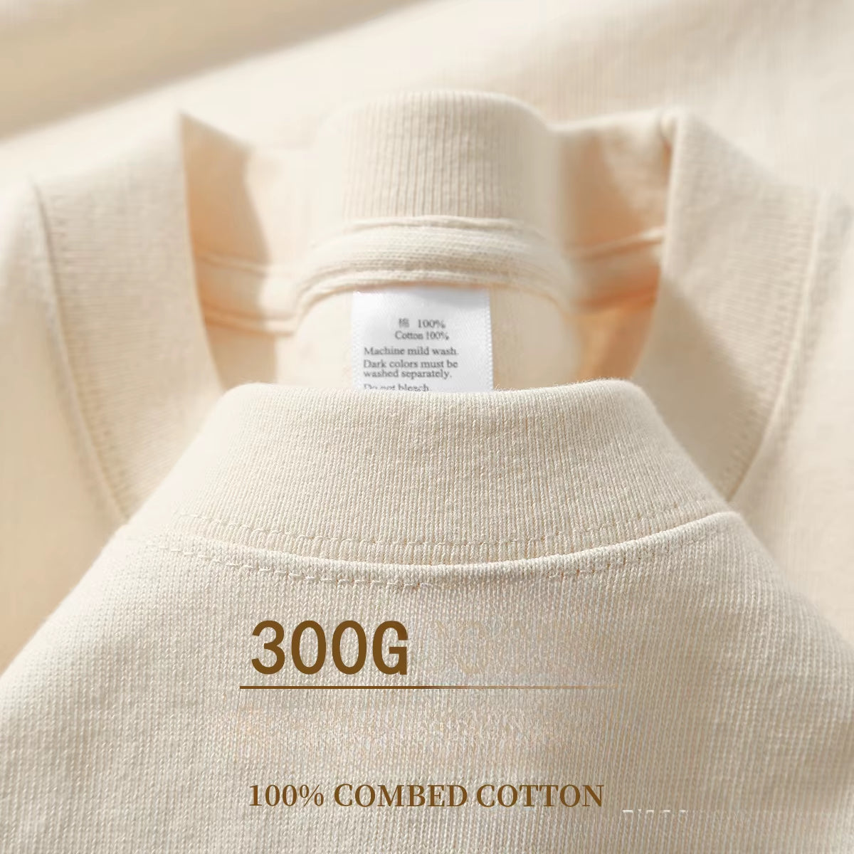 Heavyweight Cotton Oversized Tee (White)
