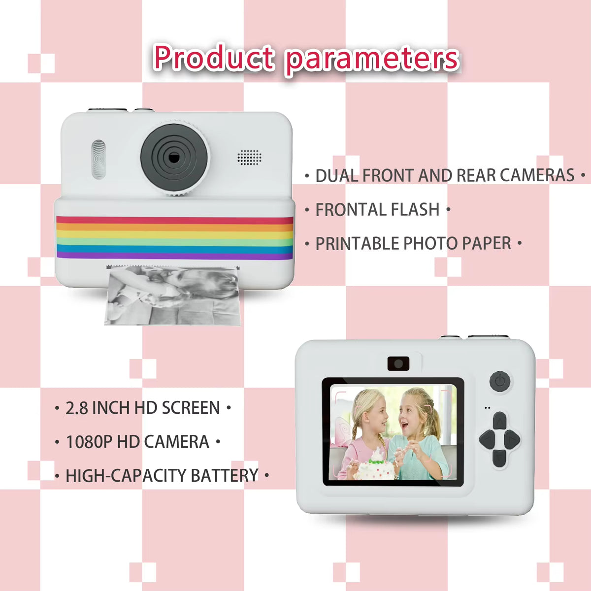 Kids Instant-Print Camera