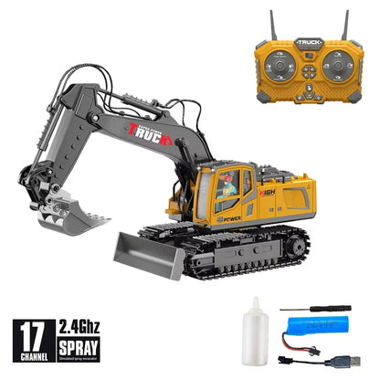 1:18 Alloy RC Excavator (17-Channel)
