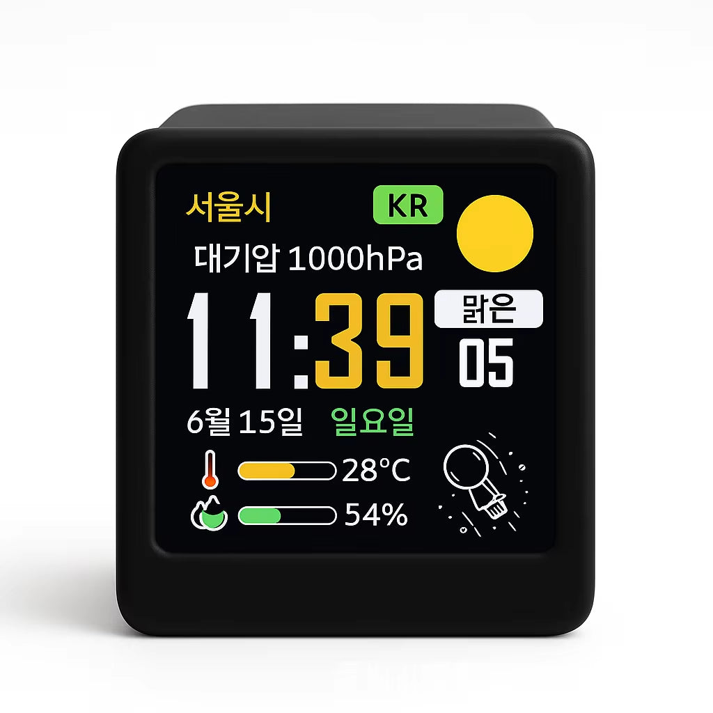 Mini Wi-Fi Weather Station Desk Display