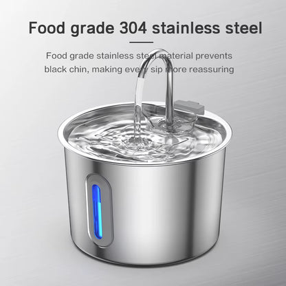 Stainless Steel Cat Water Fountain