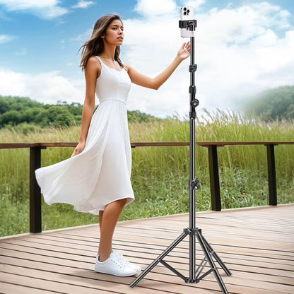 Adjustable Phone Tripod Stand for Live Stream & Video Recording