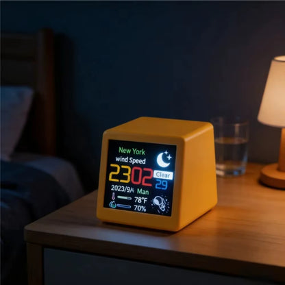 Mini Wi-Fi Weather Station Desk Display