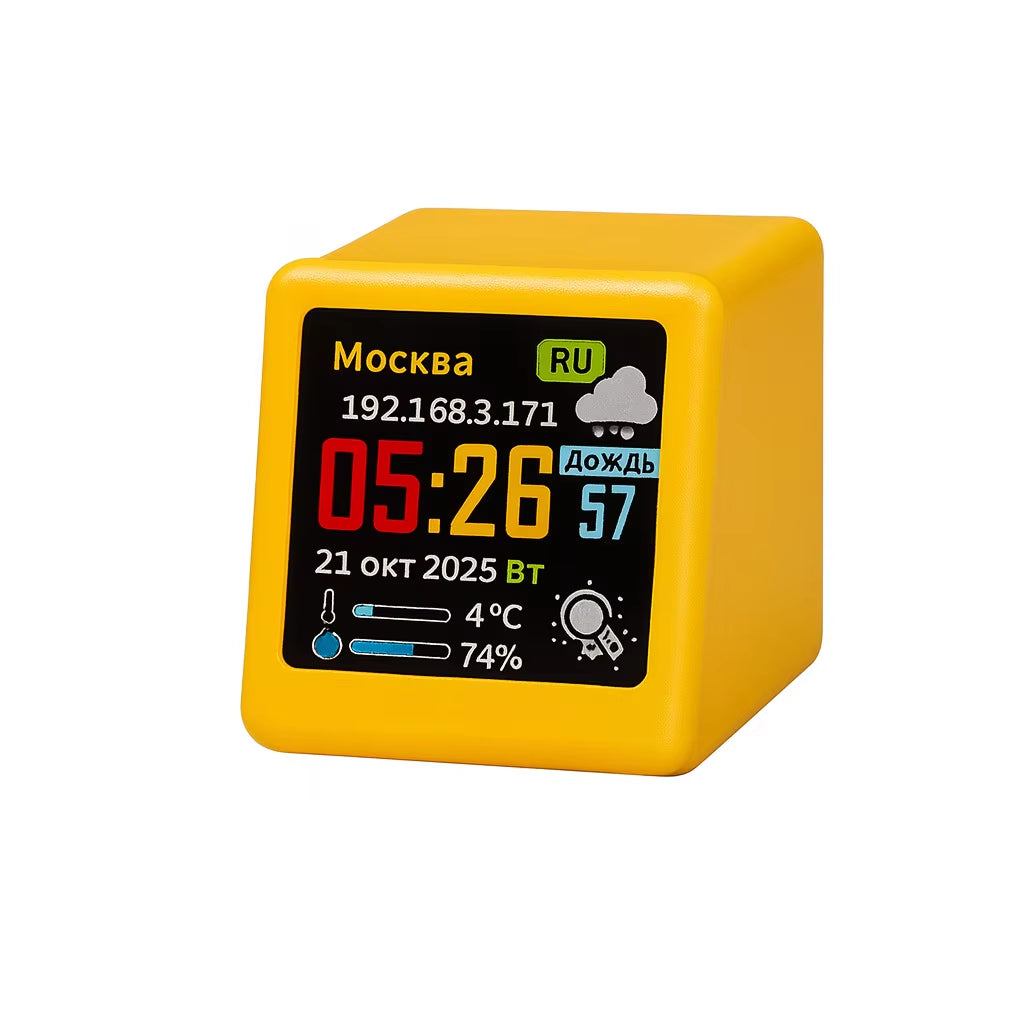 Mini Wi-Fi Weather Station Desk Display