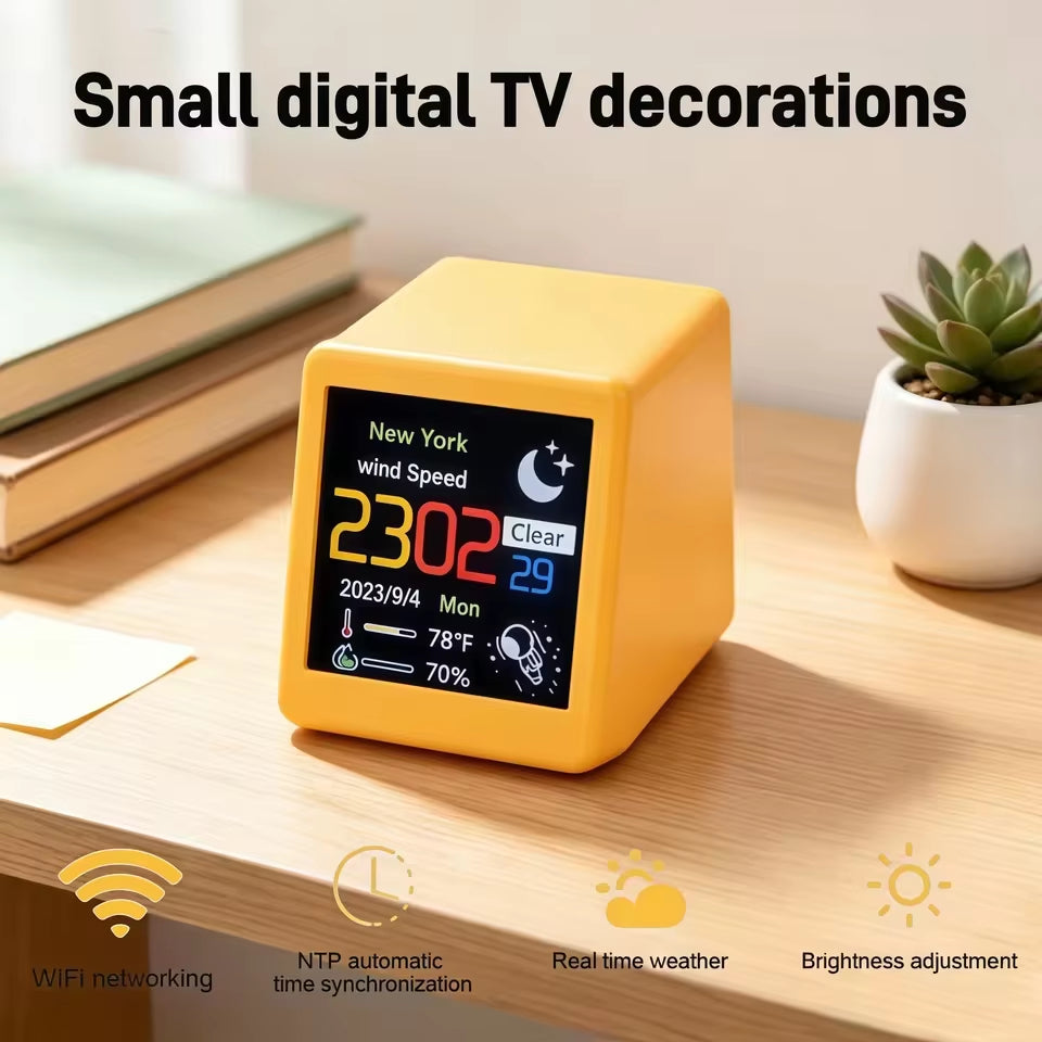 Mini Wi-Fi Weather Station Desk Display