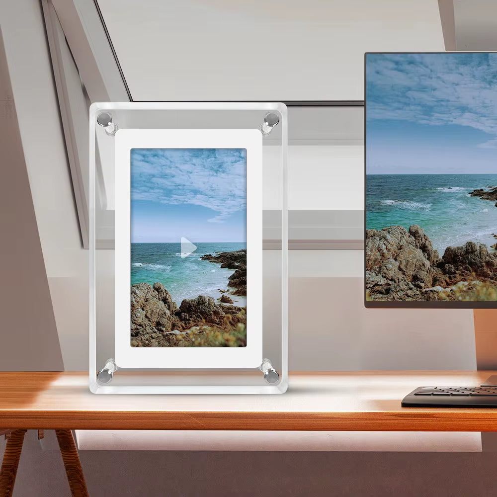 Clear Acrylic Digital Photo Frame (5-inch)