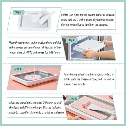 Rolled Ice Cream Maker Pan
