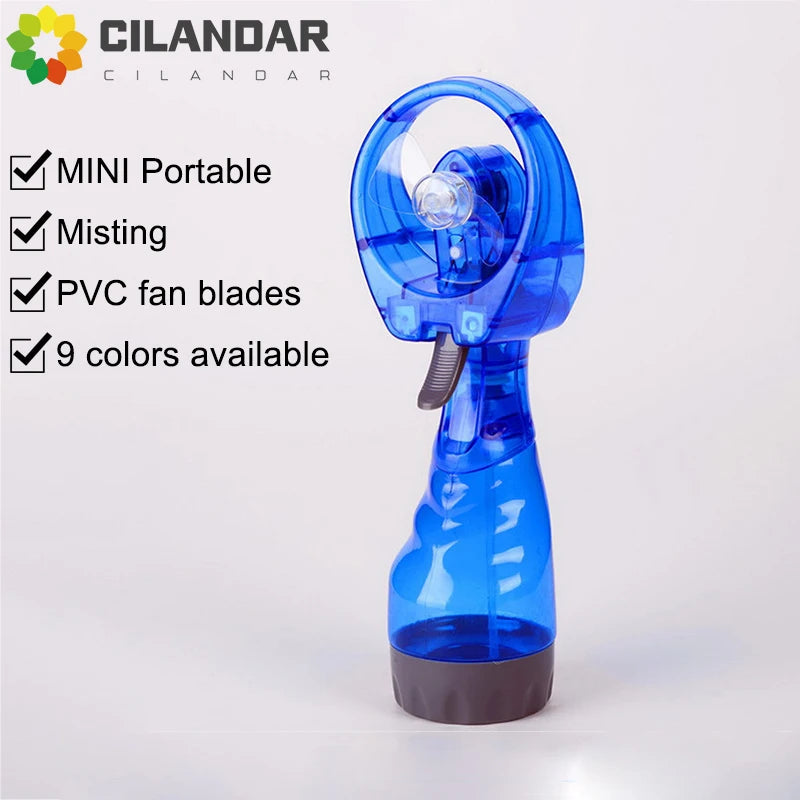 Mini Handheld Water Spray Cooling Fan
