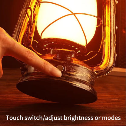 Vintage-Style LED Lantern