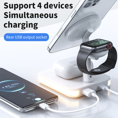 4-in-1 RGB Magnetic Charger Stand