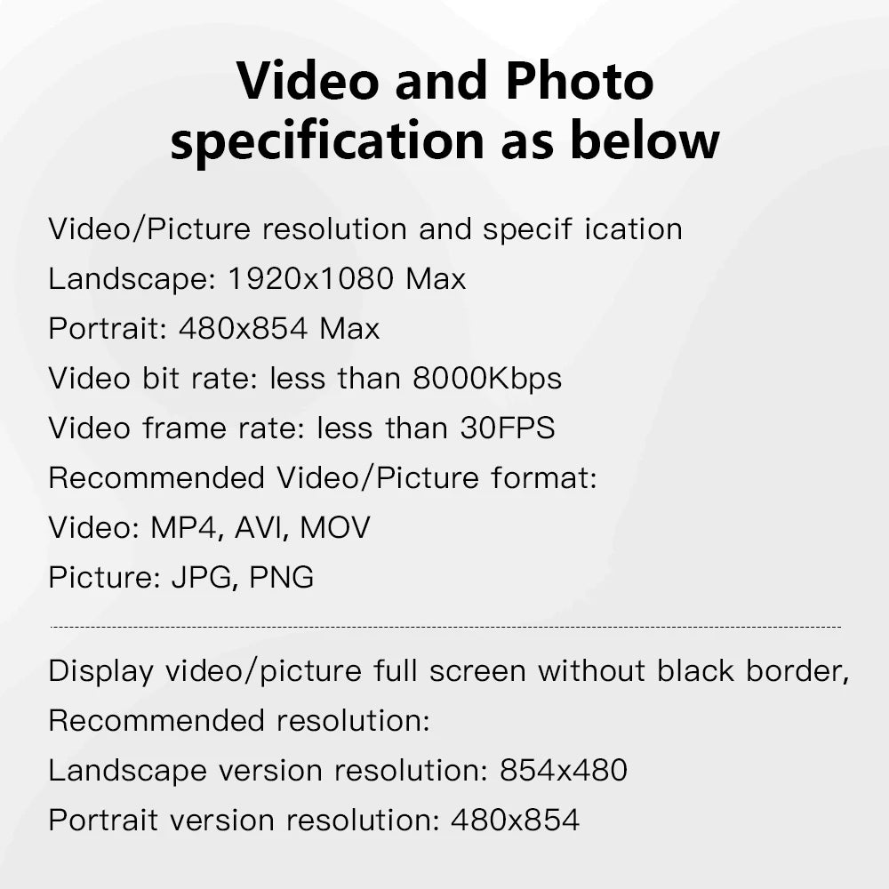 Clear Acrylic Digital Photo Frame (5-inch)
