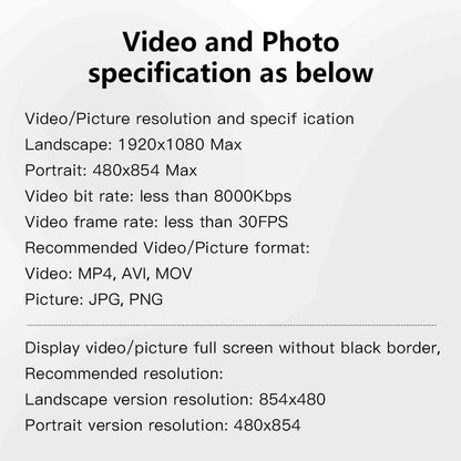 Clear Acrylic Digital Photo Frame (5-inch)