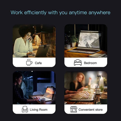 Portable USB Laptop Monitor Light Bar - 3 Color Temperatures, 10 Brightness Levels