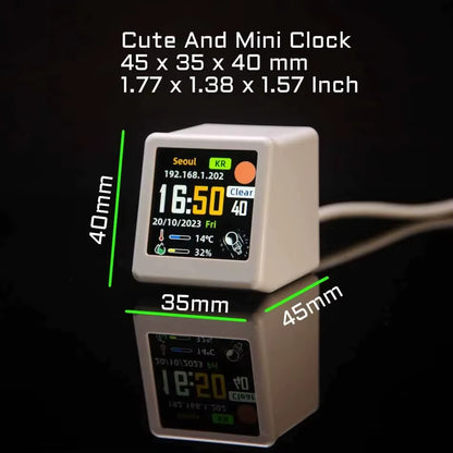 Mini Wi-Fi Weather Station Desk Display