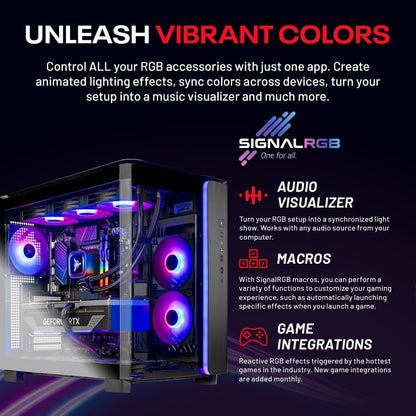 Skytech Gaming King 95 Gaming PC, Intel Ultra 7 270K plus 5.4Ghz, NVIDIA RTX 5080 16GB VRAM, 1TB Gen4 Nvme SSD, 32GB DDR5 RAM 6000, 850W Gold ATX 3 PSU, 360 ARGB AIO, Wi-Fi 6, Windows 11, Desktop