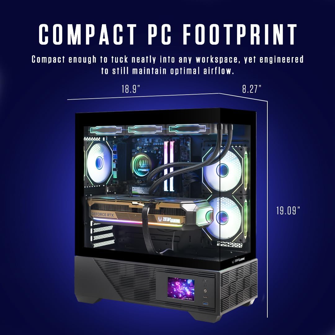 ZOTAC MEK Gaming PC Desktop, Ultra 9 285K, NVIDIA RTX 5090 32GB, Infinity