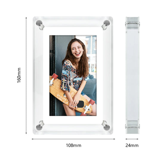 Clear Acrylic Digital Photo Frame (5-inch)