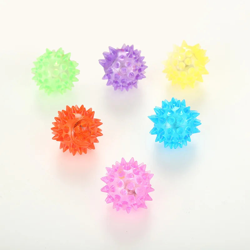 LED Rolling Cat Ball - Glowing Colorful Pet Toy