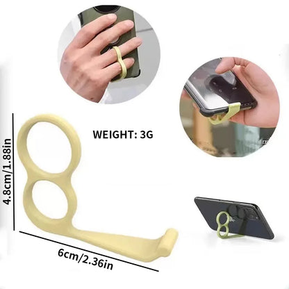 Compact Lazy-Finger Desktop Phone Stand