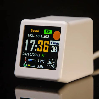 Mini Wi-Fi Weather Station Desk Display